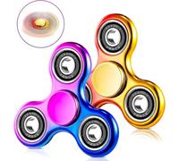 SCIONE 2PCS Fidget Spinner Arcobaleno, Giocattoli Sensoriali Antistress per Mani, Regalo per Feste di Compleanno e Sacchetti Goodie, Ideale per Bambini e Adulti, Stuffer per Ragazzi e Ragazze