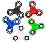 SCIONE Fidget Spinner 5 Pezzi - Giocattoli Anti-Stress per Bambini e Adulti, Rotazione Fluida Compleanni - Gioca in Ufficio, Scuola o Casa - ADHD, Autismo, Ansia - Spinner Manuale