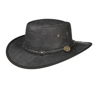 SCIPPIS - Cappello in pelle modello 'Springbrook' Nero M