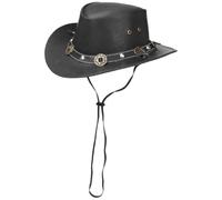 Concho Cappello in Pelle by Scippis nero M (56-57 cm)