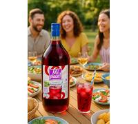 Sciroppo Concentrato 2L - Bevanda da Diluire in Acqua o Latte - Gusto Orzata, Menta, Mandorla o Amarena - Bottiglia Vetro - Senza Glutine (Amarena - Sciroppo 2L)