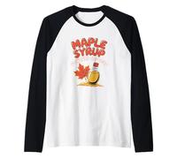 Sciroppo d'acero alimentato e orgoglioso classico dichiarazione Maglia con Maniche Raglan