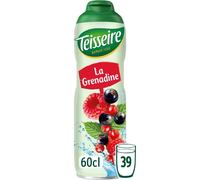 Sciroppo di Granatina Teisseire per Bevanda Rinfrescante, Cocktail, Bottiglia da 60 cl