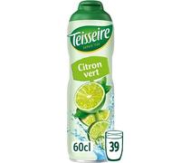 Sciroppo di Lime Teisseire per Bevanda Rinfrescante, Cocktail, Bottiglia da 60 cl
