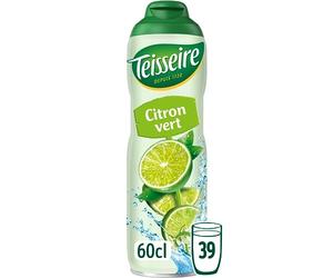 Sciroppo di Lime Teisseire per Bevanda Rinfrescante, Cocktail, Bottiglia da 60 cl