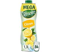 Sciroppo di Limone Teisseire per Bevanda Rinfrescante, Cocktail, Bottiglia da 1,3L