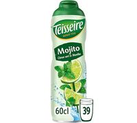 Sciroppo di Mojito Teisseire per Bevanda Rinfrescante, Cocktail, Bottiglia da 60 cl