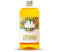 Sciroppo di Slushy Arcobaleno Senza AZO e Glicerina | Bottiglia da 1 Litro | Limone Agrumato | Concentrato per Slushy Machine, Macchine per il ghiaccio, Macchine per bevande da 1:5 a 1:20