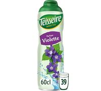 Sciroppo di Violetta Teisseire per Bevanda Rinfrescante, Cocktail, Bottiglia da 60 cl