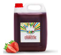 Sciroppo Granita Arcobaleno AZO FREE | gusto fragola | Concentrato per Granita Macchina per Gelato Macchina per Granitore Bevande 1:5