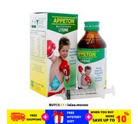 Sciroppo multivitaminico di lisina appetone 120 ml per una crescita sana migl...