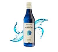 Sciroppo Odk Gusto Tropical Blu Bottiglia Vetro da 750 ml Senza Glutine Cocktail