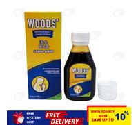 Sciroppo per la tosse alla menta piperita Woods - 100 ml allevia la tosse len...