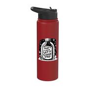 Sciroppo per la tosse divertente sarcastico Stainless Steel Insulated Water Bottle