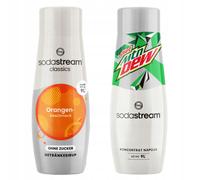 Sciroppo SodaStream all'arancia senza zucchero + concentrato di Mountain Dew