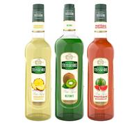 Scirups esotici Teisseire - Ananas, Kiwi, Watermelon - 2x70cl e 1x1L