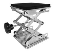 Scissor Lift Laboratory Stand - Stainless Steel Adjustable Lab Lift | 10 x 10 cm Expandable Height 1,96 - 6,1 in Scissor Jack Stand for Laboratory Kitchen Science Equipment