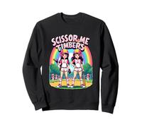 Scissor Me Timbers - Pallone da Baseball colorato a Tema Baseball Felpa