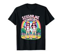 Scissor Me Timbers - Pallone da Baseball colorato a Tema Baseball Maglietta