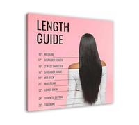 Scissor Over Comb Guide Poster Stylist Studio Decor