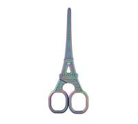 Scissori da cucito a torre eiffel, forbici in acciaio inossidabile vintage a forma di torre eiffel a forma di cucitura fai -da -te alla moda per lavoro artistico in tessuto (Colorato)