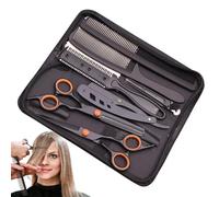Scissori Per Parrucchiere - Cesoie In Acciaio Premium, Utensile Taglienti, Maniglia Di Presa Comoda, Lame Diradamento Professionale | Barber Accessory Per Uomino Donne Donna Capelle Che Beard Masione