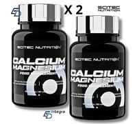 SCITEC NUTRITION - Calcium Magnesium 90 cpr X 2 = 180 cpr Calcio e Magnesio