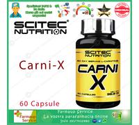 Scitec Nutrition Carni X 60 Capsule Carni-X Carnitina Integratore Alimentare