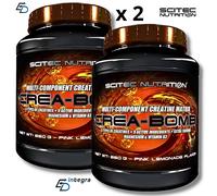 SCITEC NUTRITION - Crea-Bomb 660g x 2 = 1320g Creatina Taurina
