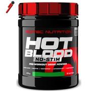 Scitec Nutrition, Hot Blood No-Stim, 375 g Pre-workout senza caffeina