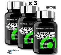SCITEC NUTRITION Lactase Enzyme 100 cps x 3 Enzimi per Intolleranza al Lattosio