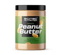 Scitec Nutrition Peanut Butter - Senza olio di palma - Vegano - A basso contenuto di sale - Fonte di proteine - A basso contenuto di zuccheri - Potenziamento energetico naturale, 1 kg, Smooth