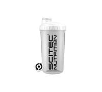 Scitec Nutrition Shaker, Shaker proteico, senza BPA, 700 ml, Bianco