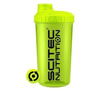 Scitec Nutrition Shaker, Shaker proteico, senza BPA, 700 ml, Giallo Neon