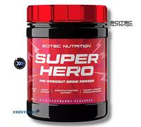 SCITEC NUTRITION Super Hero 285g Pre Workout Potente con B-Alanina, Citrullina