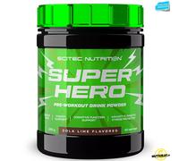 Scitec SUPERHERO 285 gr Potente Pre Workout con Citrullina Beta Alanina Arginina