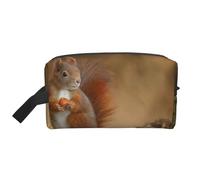 Sciurus scoiattolo rosso animale carino, Borsa per il trucco Borsa per cosmetici Borsa da viaggio portatile da viaggio Borsa per trucco Organizer
