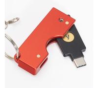 sciuU Cover Girevole Protettiva Compatibile con Yubico YubiKey 5C USB-C NFC