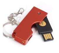 sciuU Custodia Metallica con Design Pieghevole Rotante compatibile con Yubico Security Key NFC/YubiKey 5 NFC / 5 NFC FIPS, USB-A - Cover in Lega di Alluminio - Guscio Protettivo Resistente ai Graffi