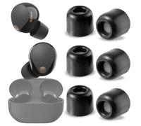 sciuU Gommini Auricolari compatibile con Sony WF-1000XM5 / WF-1000XM5 | 3 paia - Tappi per le Orecchie in Schiuma Viscoelastica - Memory Foam con Filtro Antipolvere Cuscinetti Custodia Auricolari