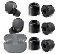 sciuU Gommini Auricolari Isolanti dal Rumore [3 paia] compatibile con Sony WF-1000XM5 / WF-1000XM5, Memory Foam Punte con Filtro Antipolvere Cuscinetti Custodia Auricolari - M