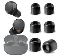 sciuU Gommini Auricolari Isolanti dal Rumore [3 paia] compatibile con Sony WF-1000XM5 / WF-1000XM5, Memory Foam Punte con Filtro Antipolvere Cuscinetti Custodia Auricolari - S+M+L