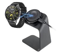 sciuU Stazione Magnetica di Ricarica compatibile con Huawei GT6 / GT6 Pro / GT5 / GT5 Pro / GT4 / GT4Pro / GT3 / GT3Pro / Fit 4, Caricabatterie Supporto Dock in Lega in Alluminio, con Cavo USB 100cm