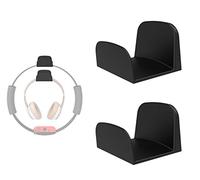 sciuU Supporto da Parete, [Set di 2] Universale Ganio Appendi Cuffie, Multiuso Organizer per Cuffie/Fitness Ring-Con/Pilates/hoop, Accessori per Auricolari, Installazione con 3M Adesivo, Nero