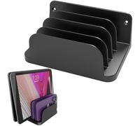 sciuU Supporto da Parete Universale per 4 Dispositivi - per Tablet/Laptop Sottile/Smartphone/eReader - Supporto compatibile con iPad, iPhone, Samsung, Surface, Huawei, Xiaomi, Lenovo