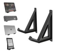 sciuU Supporto da Parete Universale per Tablet, Tastiere, Laptop, eReader - compatibile con iPad, Logitech, Razer, Samsung, Surface - Installazione con Adesivo o Viti, per Dispositivi Spessore < 3cm