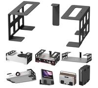 sciuU Supporto da Sotto Scrivania, Soffitto, Parete - per Dispositivi < 9cm