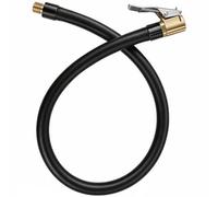 sciuU Tubo Prolunga di Gomma Flessibile della Pompa di Gonfiaggio per Auto | 40cm - Valvola Clip a Rapida - Tubo Estensione per Pneumatici Auto Motociclo, Compatibile con Bosch, Xiaomi Compressore