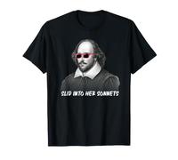 Scivolato in Suo Sonetti Shakespeare Maglietta