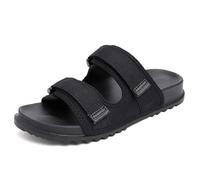 Scivoli Leggeri da Uomo Sandali Ortopedici di Recupero per Lo Sport Confortevole Spiaggia Infradito Scarpe Casual Spessa Cuhsion Regolabile Uomo All'aperto Sollievo dalla Fascite Plantare-Black||43